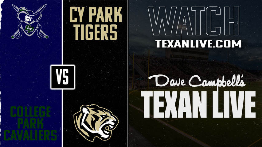 College Park vs Cy Park - 7:00pm- 8/28/2025 - Football - Live from Moorehead Stadium
