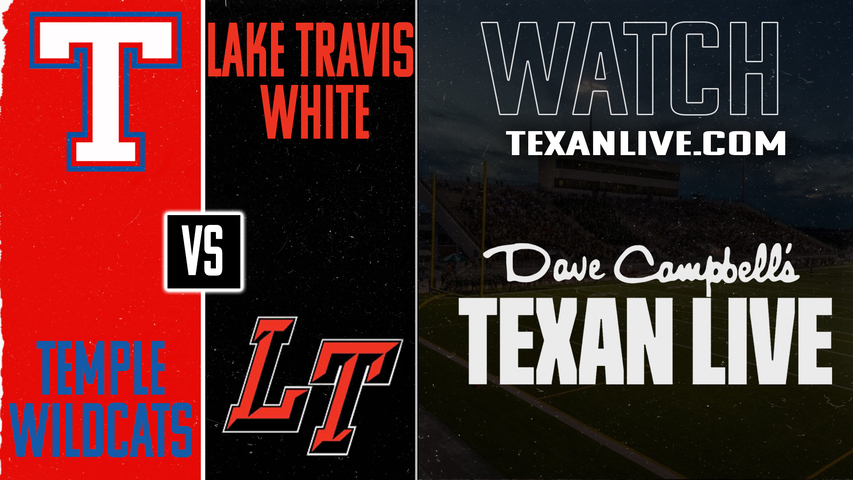 Temple vs Lake Travis 9th White - at 5pm - Temple vs JV White at 6:30pm - 8/28/2025 - Track Stadium