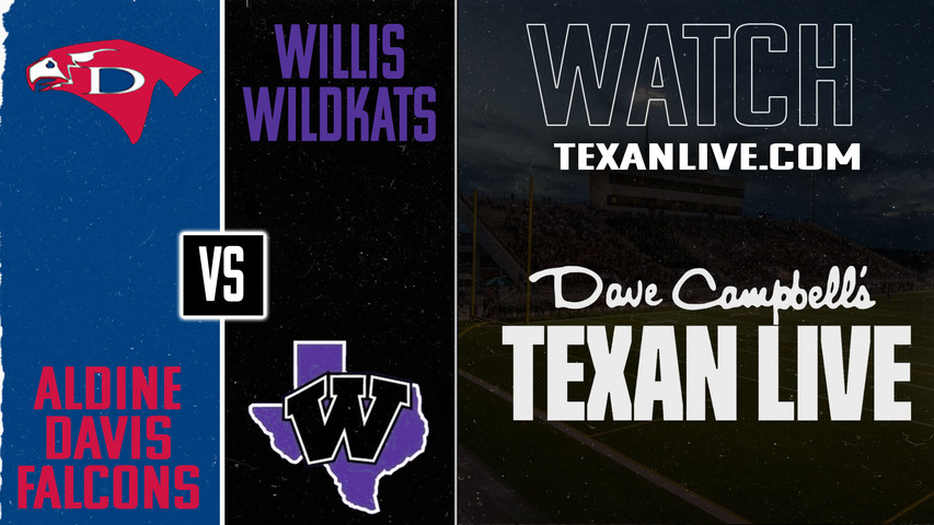 Aldine Davis vs Willis - 7:00pm- 8/29/2025 - Football - Live from Thorne Stadium