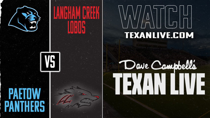 Langham Creek vs Katy Paetow - 6:00pm- 8/30/2025 - Football - Live from CFFCU Stadium