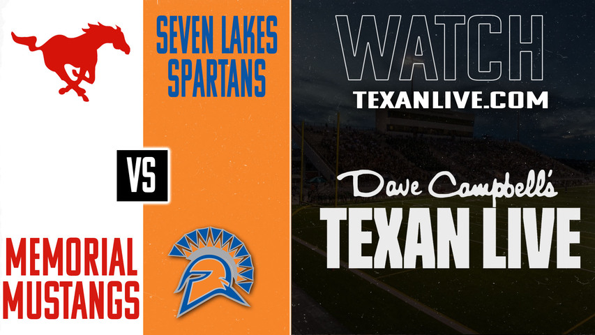 Spring Branch Memorial vs Seven Lakes- 7:30pm- 8/29/2025 - Football - Live from Rhodes Stadium