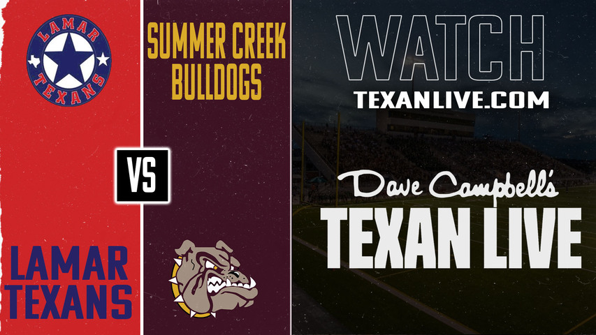 Houston Lamar vs Summer Creek – 7:00pm – 9/4/2025 – Football – Live from Turner Stadium