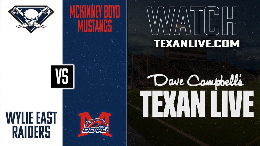 Wylie East vs Mckinney Boyd – 7:00pm – 9/5/2025 – Football – Live from Mckinney ISD Stadium