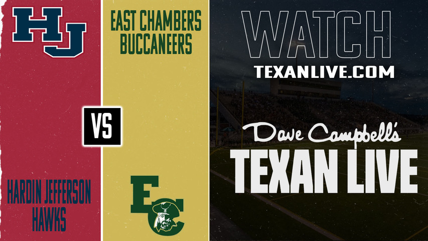 Hardin Jefferson vs East Chambers – 7:30pm – 9/5/2025 – Football – Live from Buccaneer Stadium