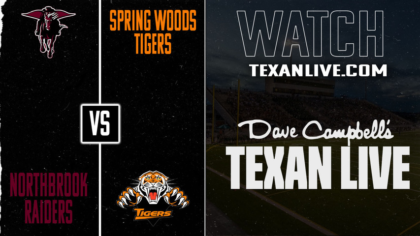 Northbrook vs Spring Woods – 7:00pm – 9/5/2025 – Football – Live from Tully Stadium