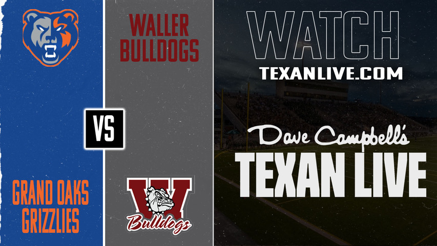 Grand Oaks vs Waller – 7:00pm – 9/5/2025 – Football – Live from Daikin Stadium
