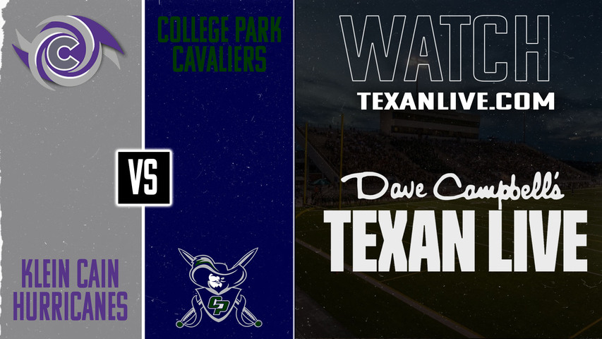 Klein Cain vs College Park – 7:00pm – 9/5/2025 – Football – Live from Woodforest Bank Stadium