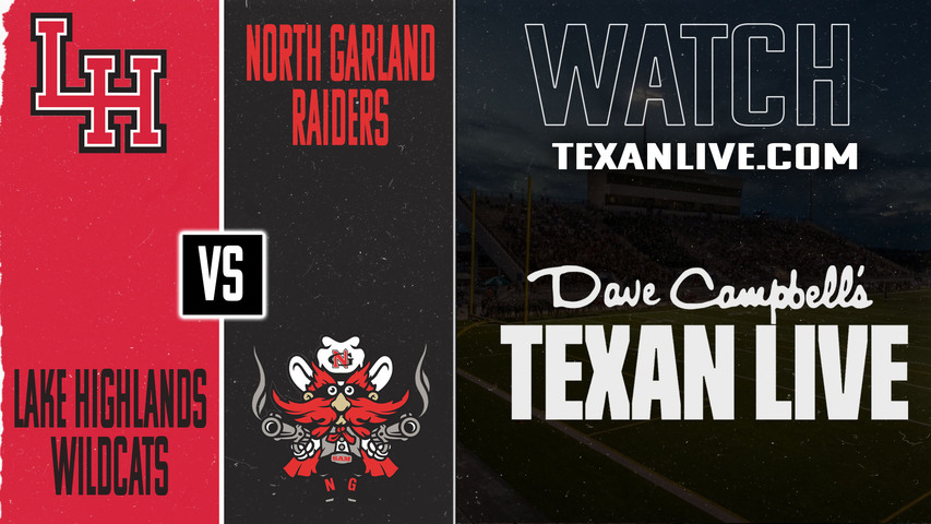 Lake Highlands vs North Garland – 7:00pm – 9/5/2025 – Football – Live from Williams Stadium