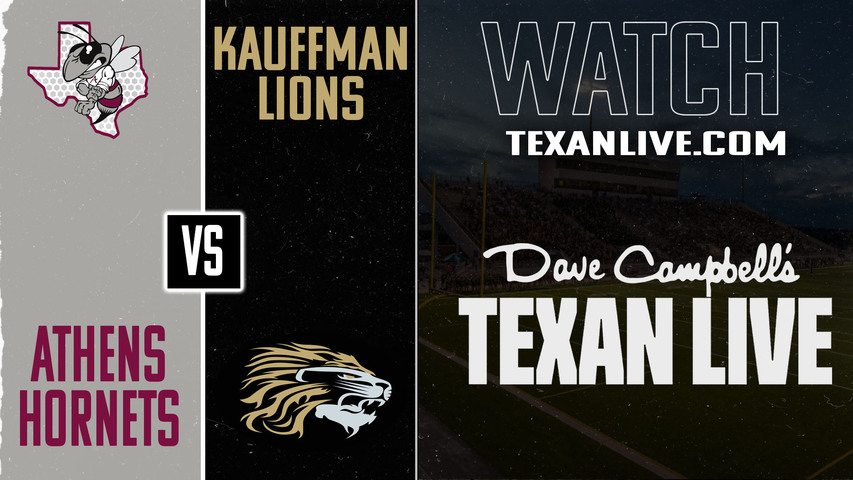 Athens vs Kaufman – 7:30pm – 9/5/2025 – Football – Live from Lion Stadium