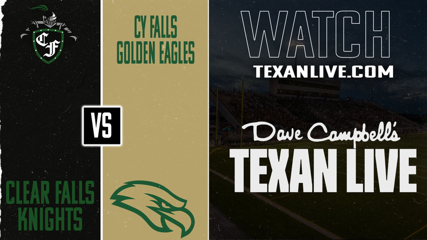 Clear Falls vs Cy Falls - 6:30pm- 9/11/2025 - Football - Live from Pridgeon Stadium