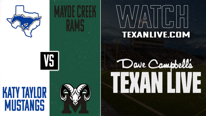 Katy Taylor vs Mayde Creek - 7:00pm- 9/11/2025 - Football - Live from Legacy Stadium