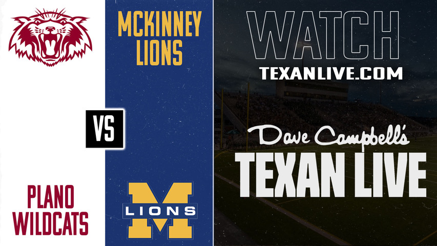 Plano vs Mckinney - 7:00pm- 9/11/2025 - Football - Live from Mckinney ISD Stadium