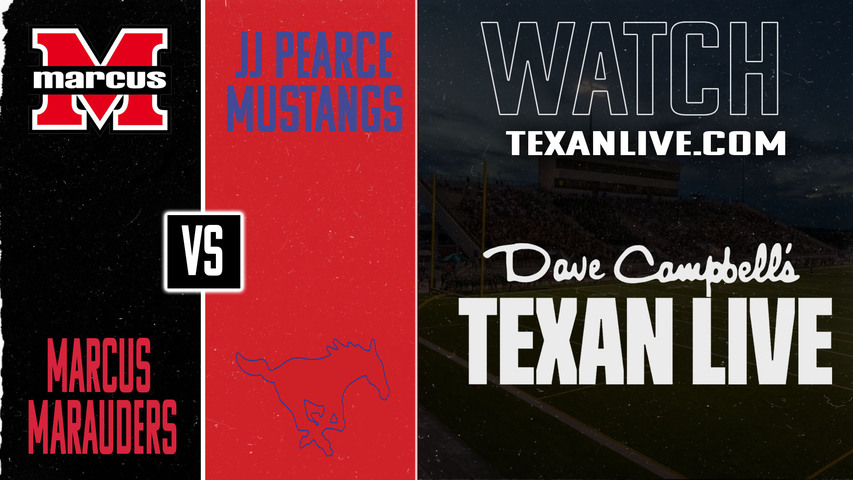 Marcus vs JJ Pearce - 7pm - Marauders Broadcast- 9/12/2025 - Football - Live from Eagle-Mustang Stadium