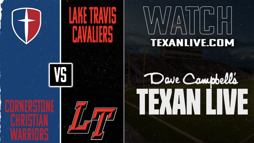 Cornerstone Christian vs Lake Travis JV White - 7pm- 9/11/2025 - Football - Live from Cavalier Stadium