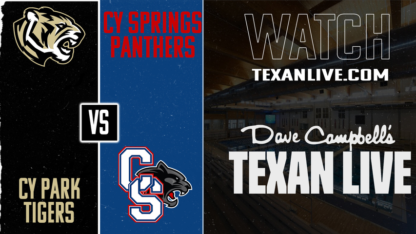 Cypress Park vs Cypress Springs - 6:00pm - 9/10/2025 - Waterpolo - Girls then Boys - Live from CFISD Natatorium