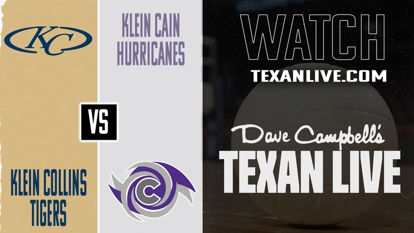 Klein Collins vs Klein Cain – 5:30pm – 9/16/2025 – Volleyball – Live from Klein Cain High School