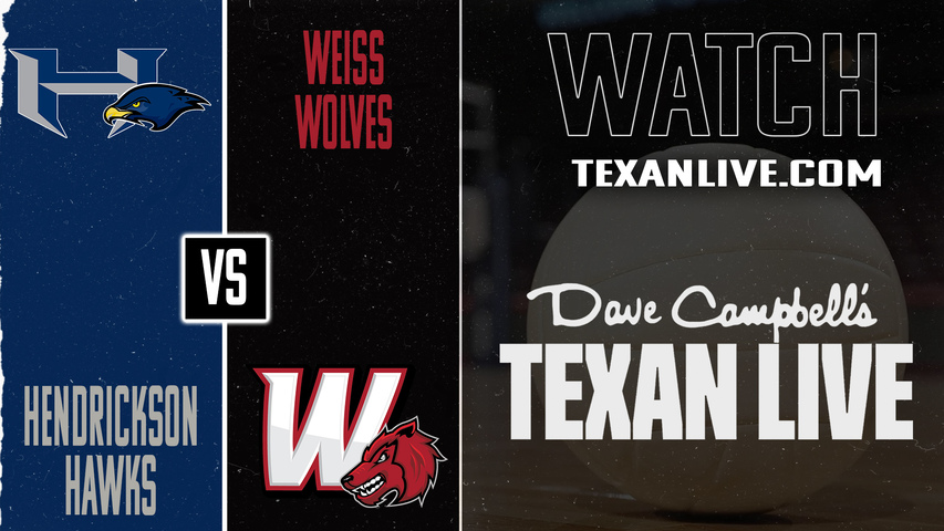 Hendrickson vs Weiss – 6:30pm – 9/16/2025 – Volleyball – Live from Weiss High School