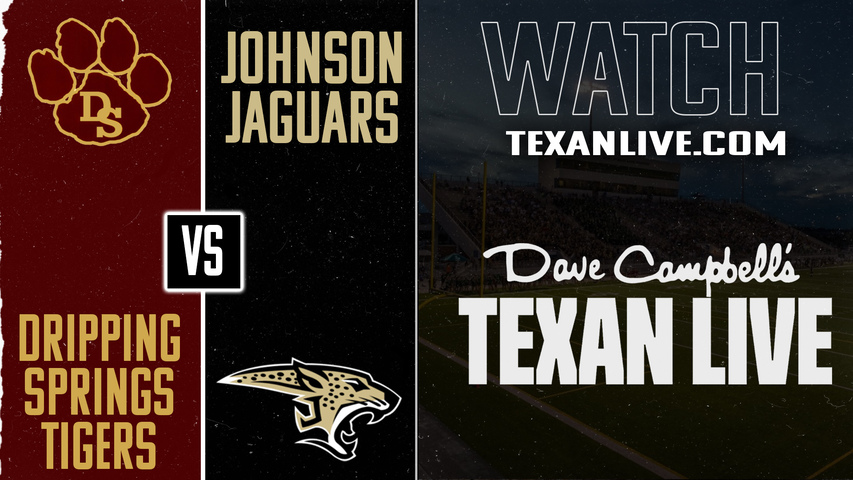 Dripping Springs vs Buda Johnson – 7:30pm – 9/18/2025 – Football – Live from Shelton Stadium