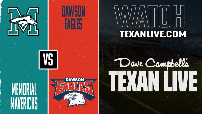 Dawson vs Pasadena Memorial – 7:00pm – 9/19/2025 – Football – Live from The Nest