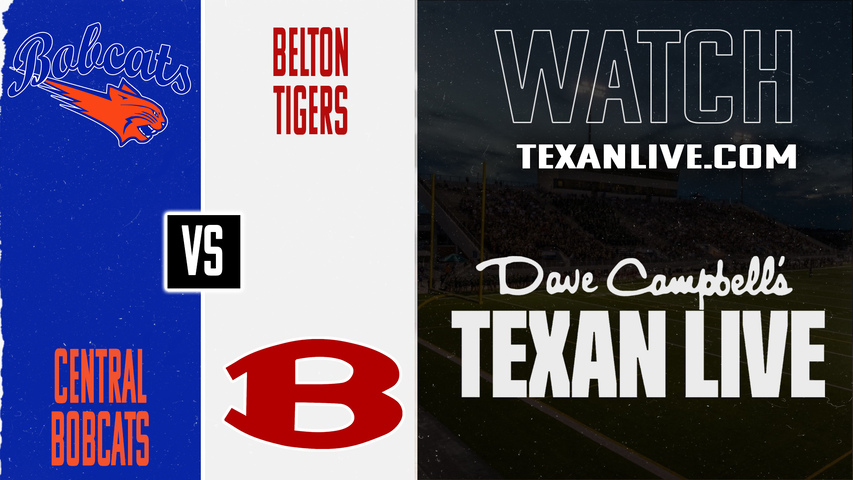 San Angelo Central vs Belton – 7:00pm – 9/19/2025 – Football – Live from Tiger Field