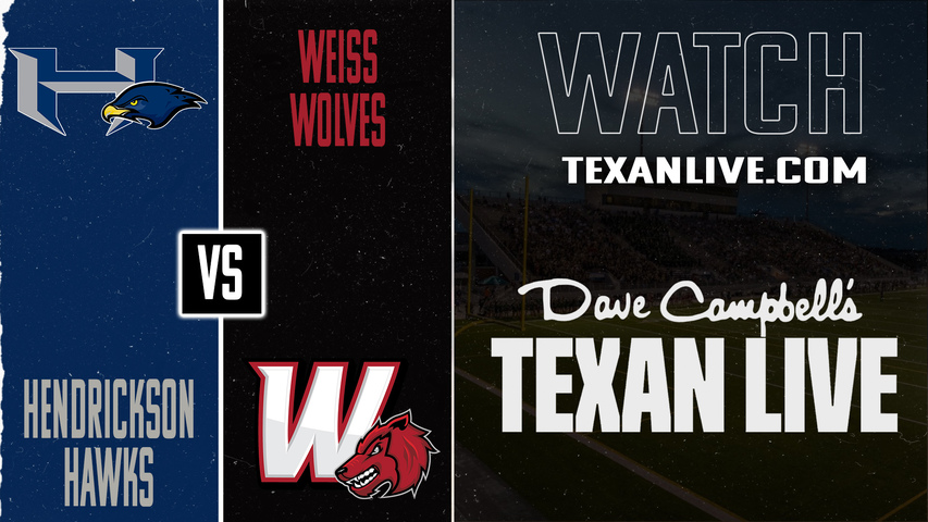 Hendrickson vs Pflugerville Weiss - 7pm - 9/26/2025 - Football - Live from The Pfield