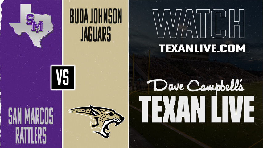 San Marcos vs Buda Johnson - 7:30pm - 9/26/2025 - Football - Live from Rattler Stadium