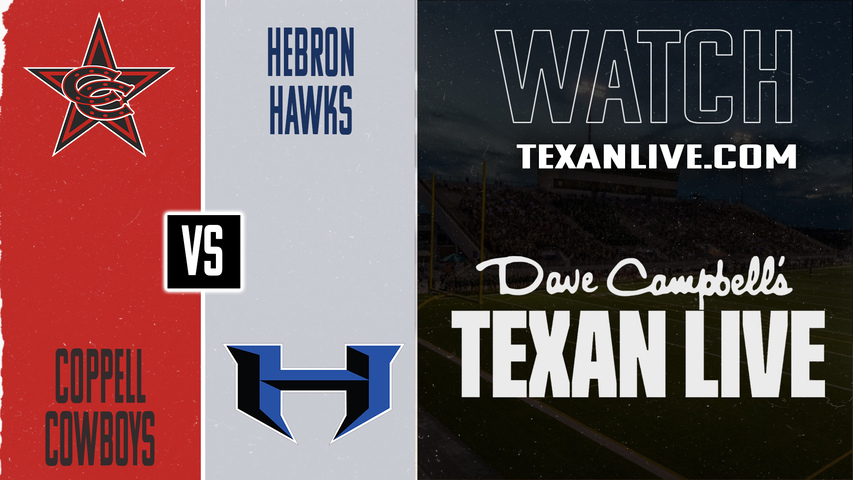Coppell vs Hebron - 7pm - 9/26/2025 - Football - Live from Brazil Stadium