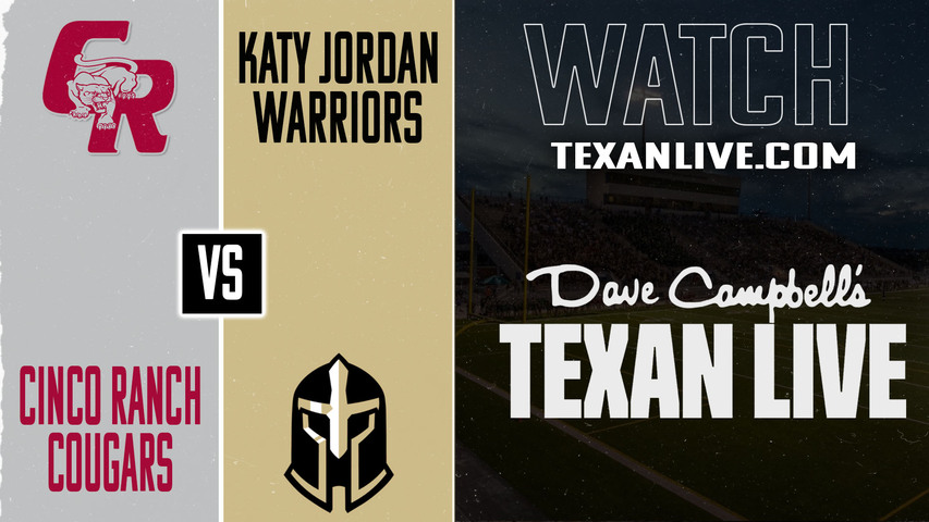 Cinco Ranch vs Katy Jordan - 7:00PM - 10/2/2025 - Football - Live from Rhodes Stadium