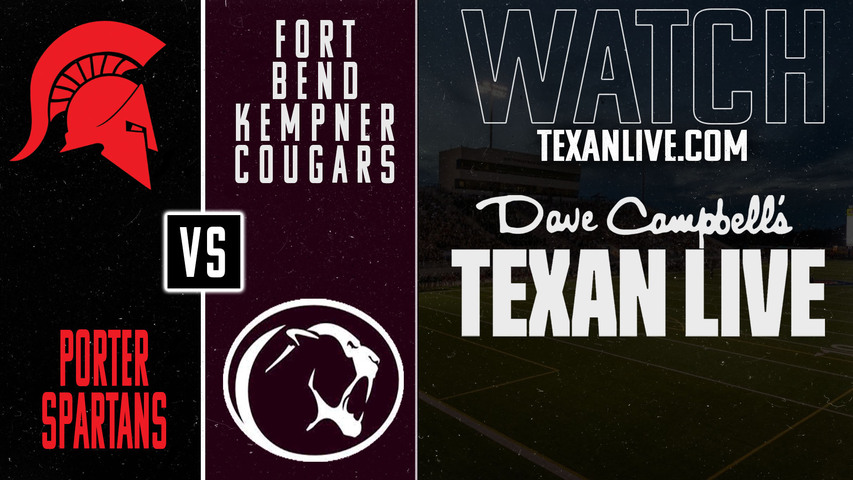 Fort Bend Kempner vs Porter - 7:00PM - 10/3/2025 - Football - Live from Randall Reed Stadium