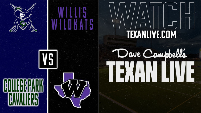 College Park vs Willis - 7:00PM - 10/3/2025 - Football - Live from Yates Stadium