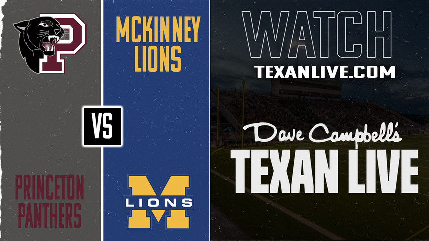 Princeton vs Mckinney - 7:00PM - 10/3/2025 - Football - Live from Mckinney ISD Stadium