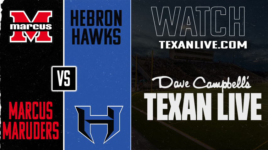 Hebron vs Marcus (Marauders Broadcast) - 7:00PM - 10/3/2025 - Football - Live from Marauders Stadium