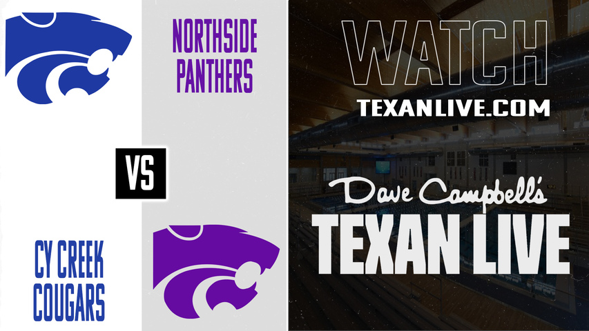 Cypress Creek vs Northside – 6:00 PM – 10/6/2025 – Waterpolo – Girls – Bi-District – Live from CFISD Natatorium (Lobby)