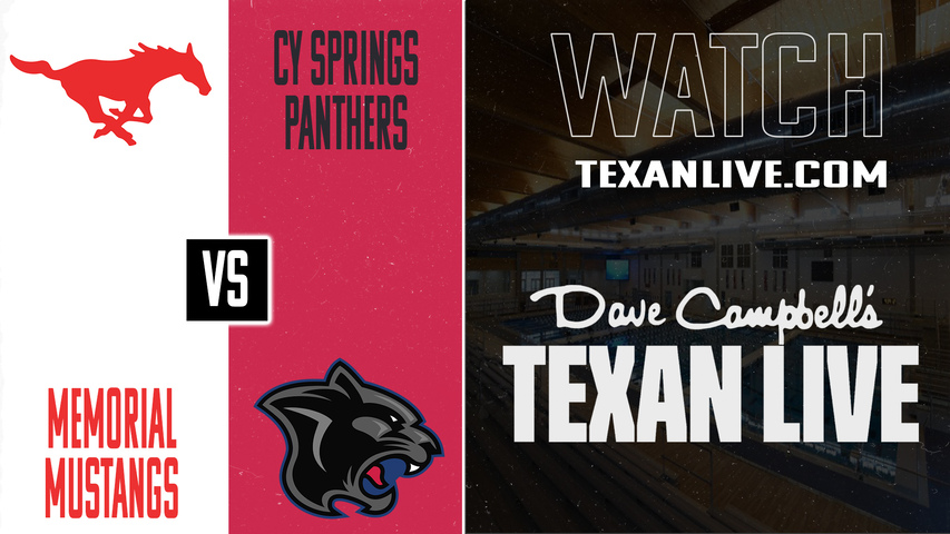 Memorial vs Cypress Springs – 5:45 PM – 10/7/2025 – Waterpolo – Boys – Bi-District – Live from LCISD Natatorium