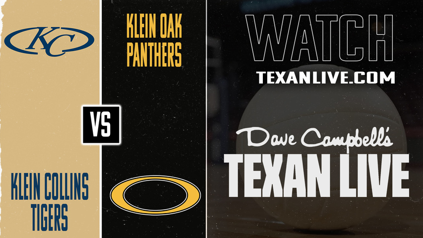 Klein Collins vs Klein Oak – 5:30 PM – 10/7/2025 – Volleyball– Live from Klein Oak High School