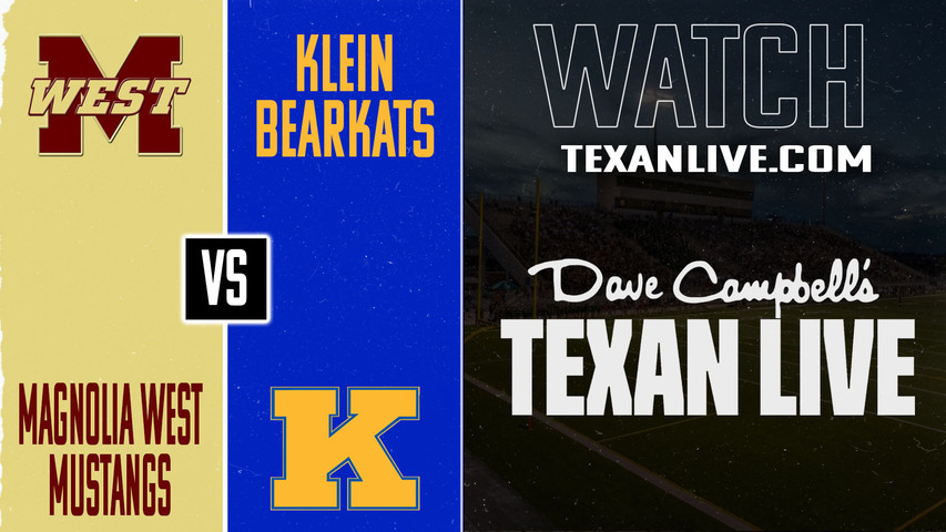 Magnolia West vs Klein - 7:00PM - 10/9/2025 - Football - Live from Klein Memorial Stadium