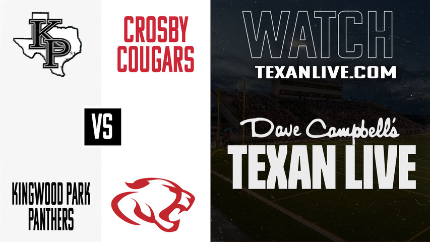 Kingwood Park vs Crosby - 7:00PM - 10/10/2025 - Football - Live from Cougar Stadium