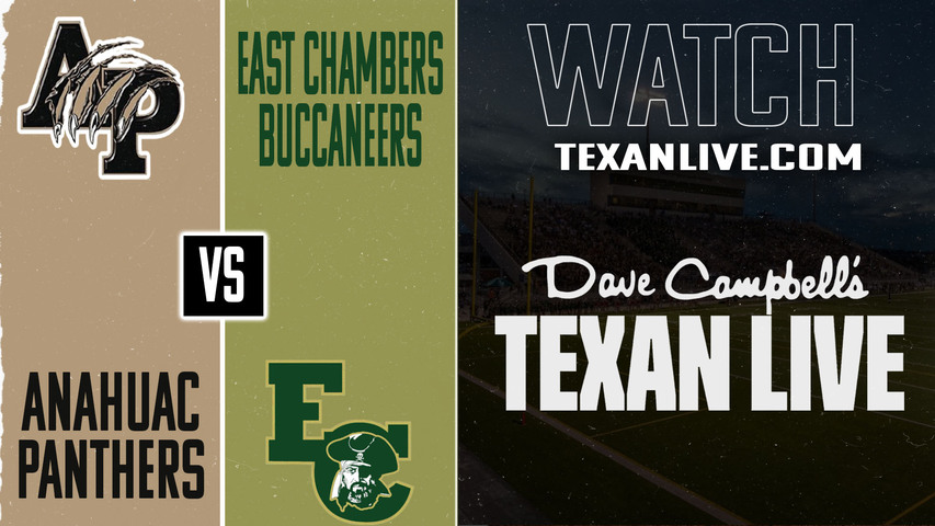 East Chambers vs Anahuac - 7:00PM - 10/10/2025 - Football - Live from Anahuac