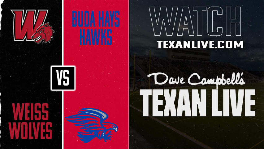 Pflugerville Weiss vs Buda Hays - 7:00PM - 10/10/2025 - Football - Live from Shelton Stadium