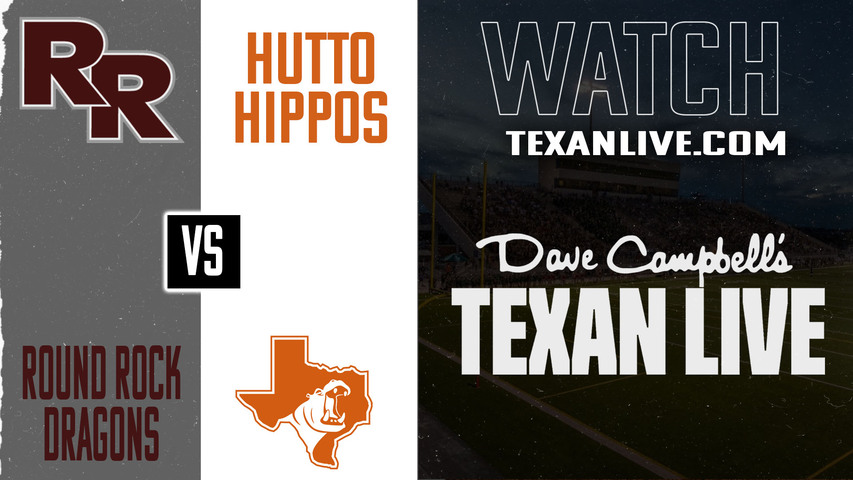 Round Rock vs Hutto - 7:00PM - 10/10/2025 - Football - Live from Memorial Stadium