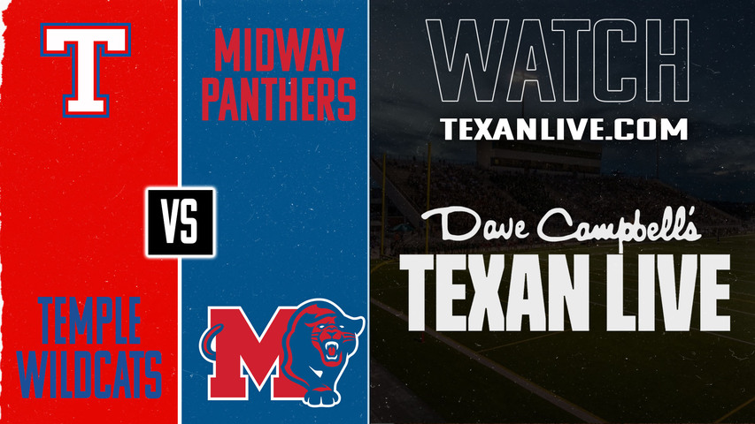 Temple vs Waco Midway - 7:00PM - 10/10/2025 - Football - Live from Panther Stadium