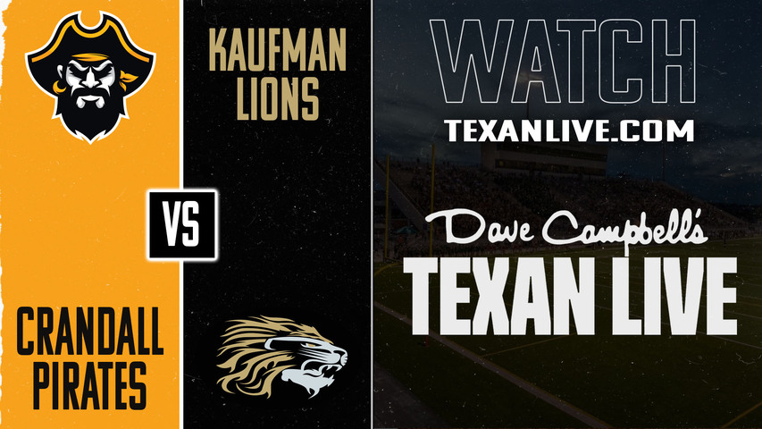 Crandall vs Kaufman - 7:00PM - 10/10/2025 - Football - Live from Lion Stadium