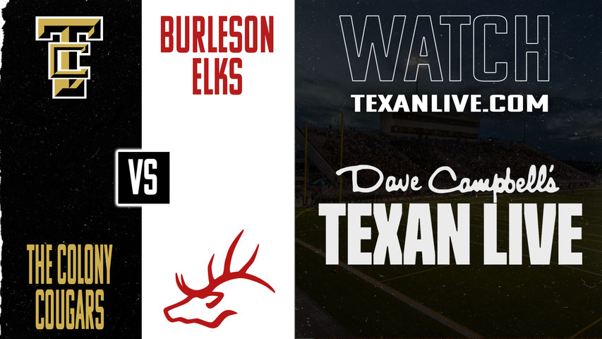 The Colony vs Burleson - 7:00PM - 10/10/2025 - Football - Live from Burleson ISD Stadium