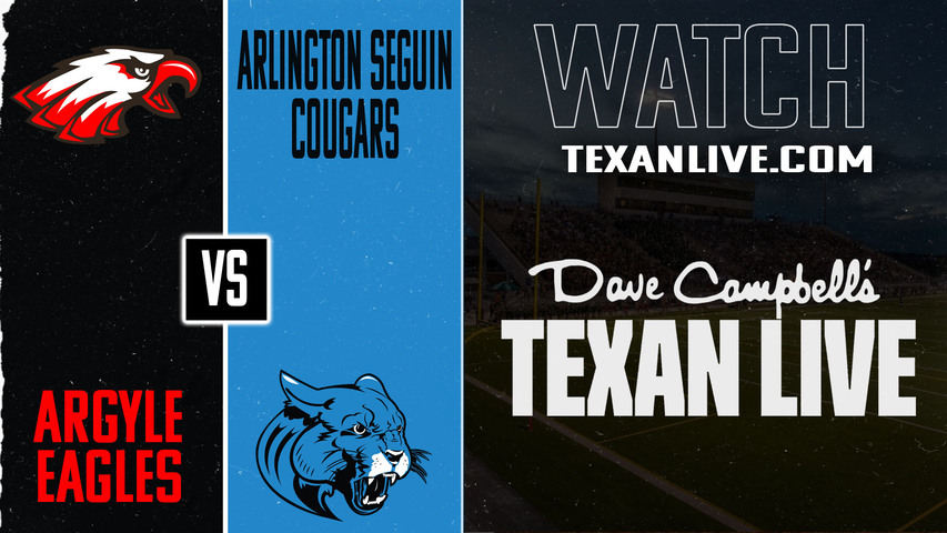Argyle vs Arlington Seguin - 7:00PM - 10/9/2025 - Football - Live from Arlington Seguin