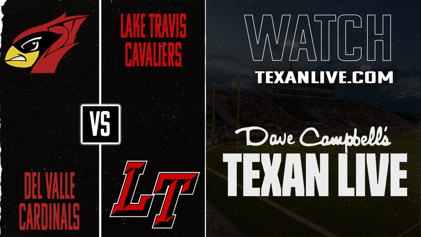 Del Valle vs Lake Travis JV Black - 5:30PM - 10/9/2025 - Football - Live from Track Stadium