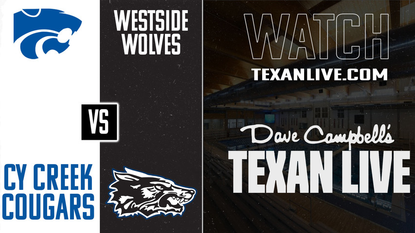 Cy Creek vs Westside– 4:45 PM – 10/13/2025 – Waterpolo – Girls – Regional Quarterfinal – Live from CFISD Natatorium