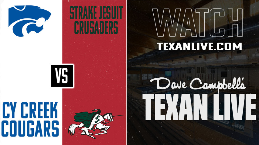 Cy Creek vs Strake Jesuit– 6PM – 10/13/2025 – Waterpolo – Boys– Regional Quarterfinal – Live from CFISD Natatorium