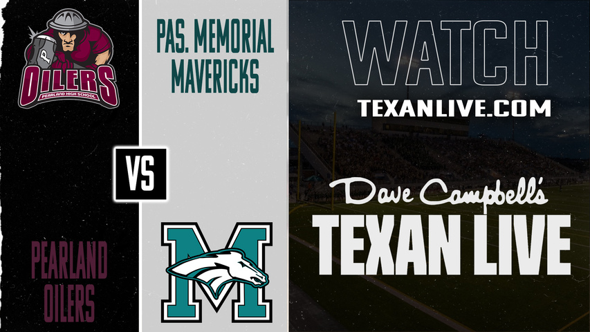 Pearland vs Pasadena Memorial - 6:30PM - 10/16/2025 - Football - Live from Veterans Memorial Stadium