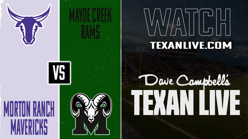 Morton Ranch vs Mayde Creek - 6:30PM - 10/17/2025 - Football - Live from Legacy Stadium