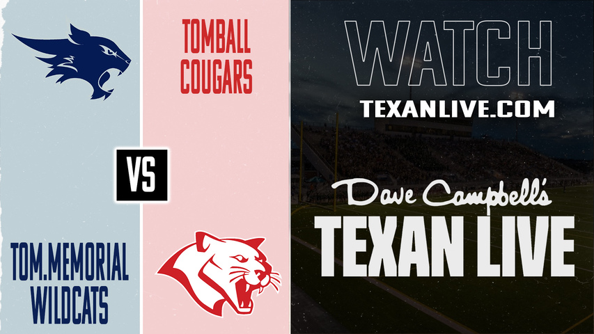 Tomball Memorial vs Tomball - 7:30PM - 10/17/2025 - Football - Live from Tomball ISD Stadium